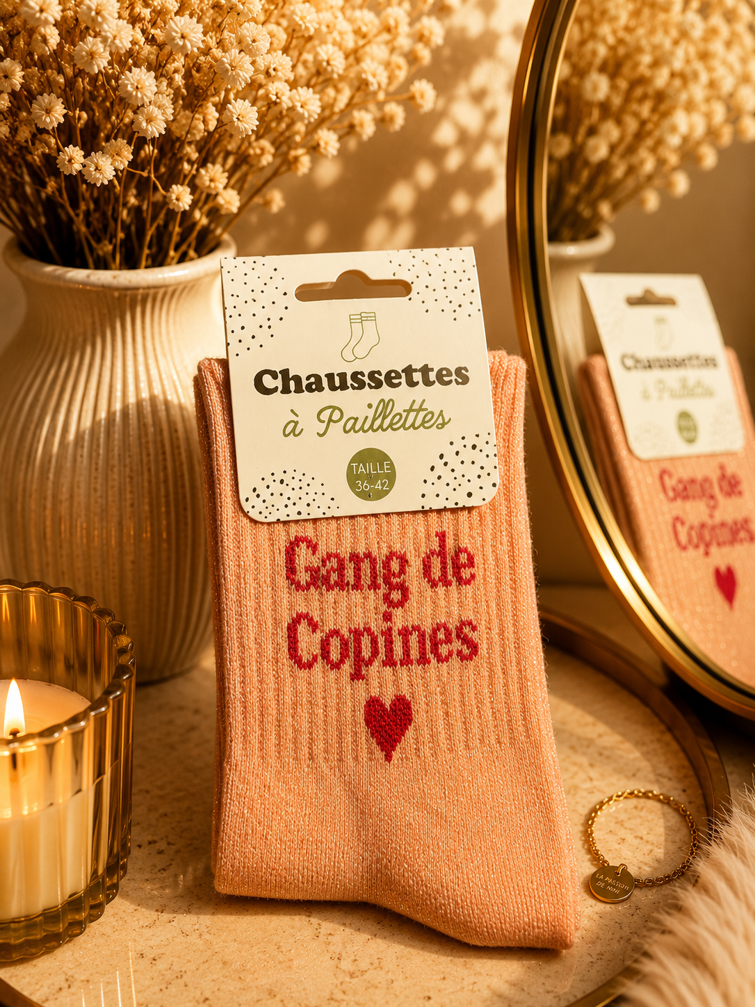 Chaussettes à Paillettes – Gang de Copines 💕