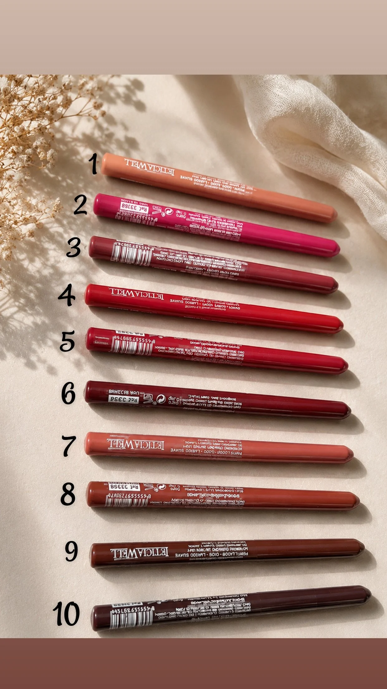Crayon à lèvres waterproof