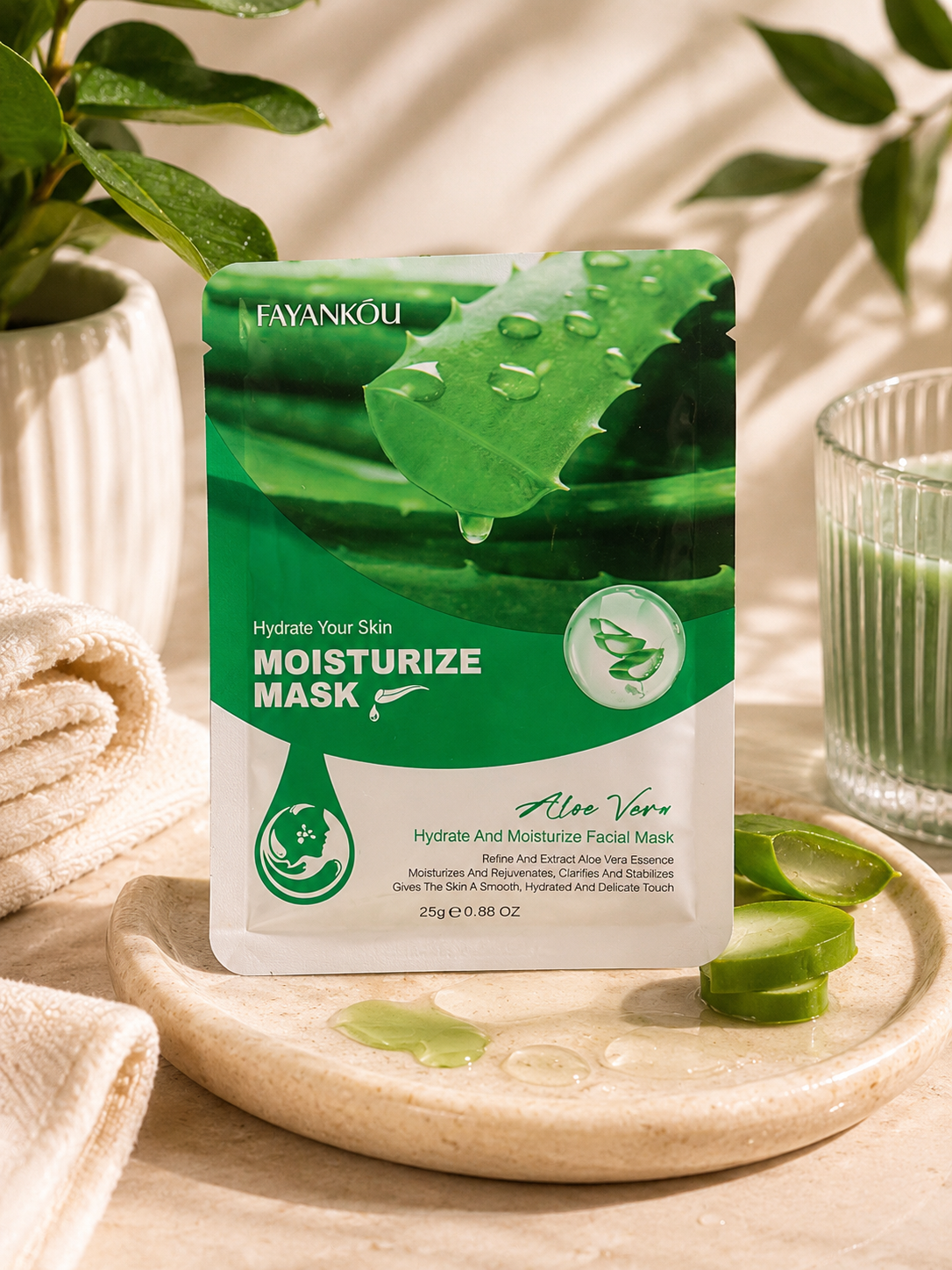 Masque Tissu Hydratant Aloe Vera