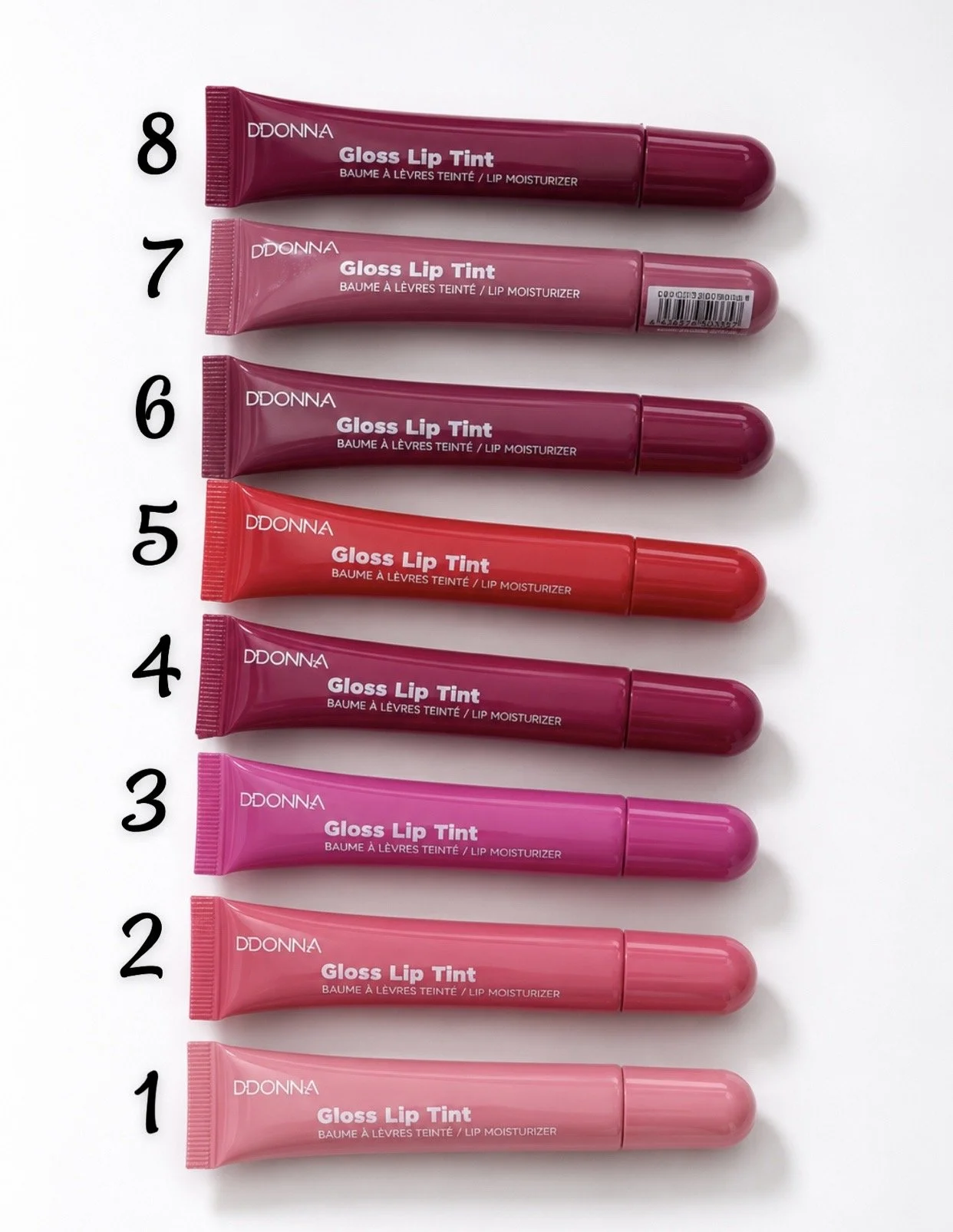 Gloss Lip Tint Hydratant – 8 Teintes