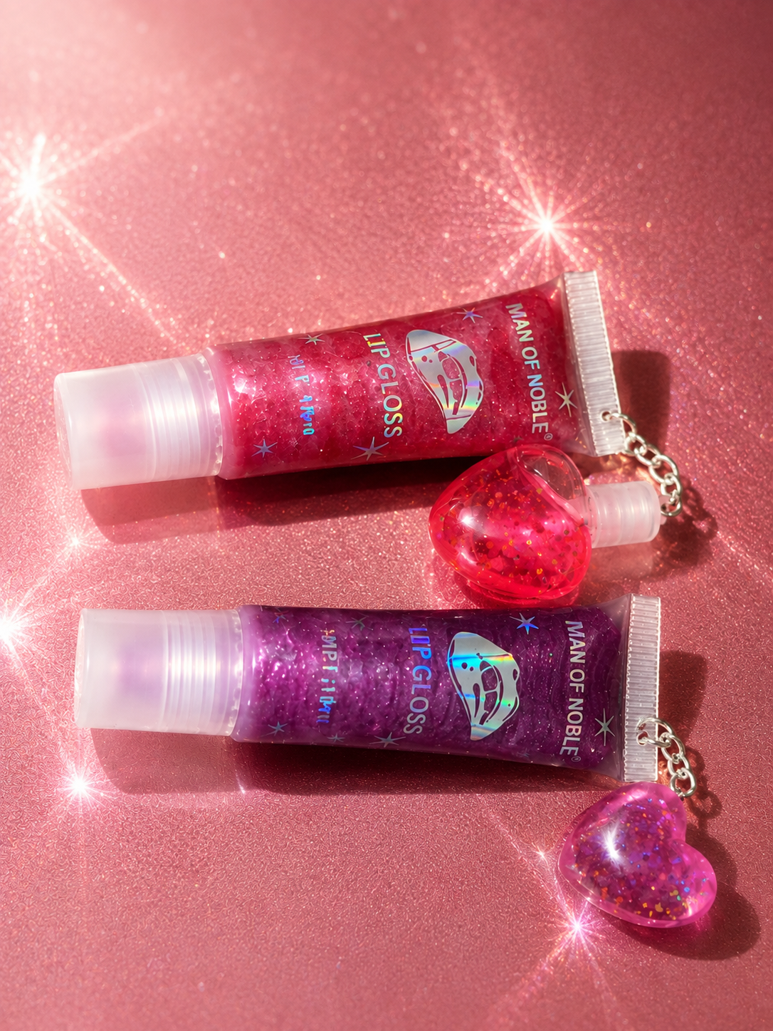 Gloss Pailleté Cœur – Hydratant & Brillant