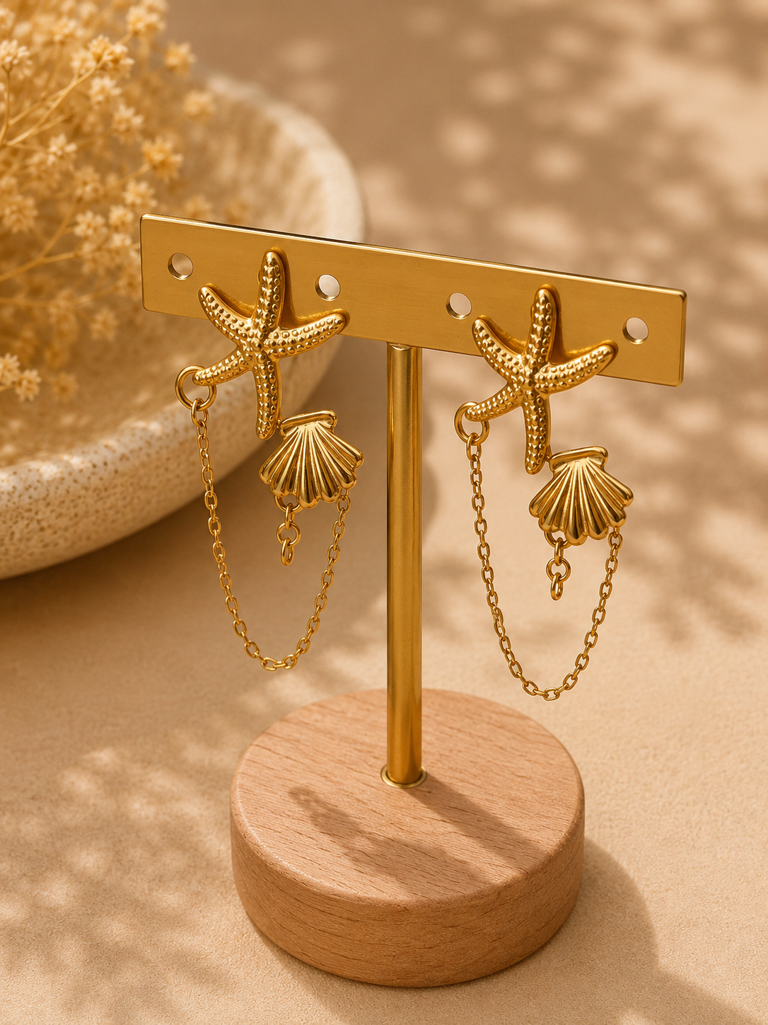Boucles d'oreilles Mer