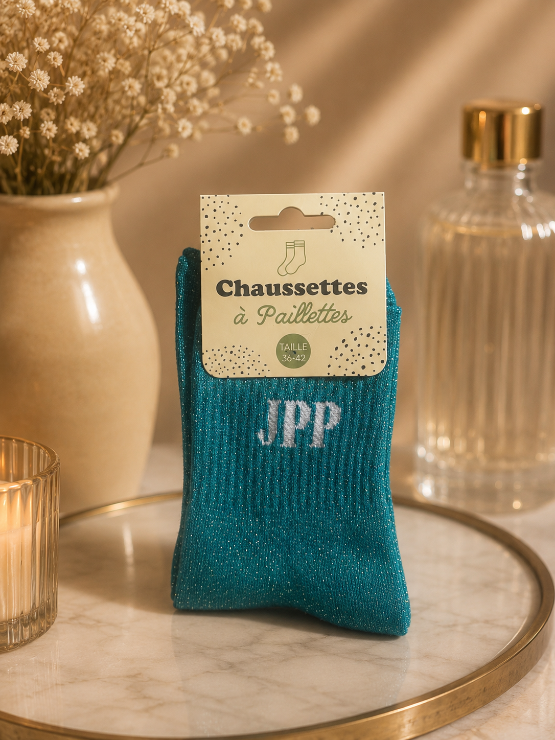 Chaussettes à Paillettes "JPP"