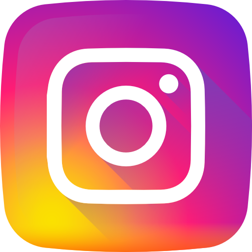 Instagram logo on a colorful gradient background
