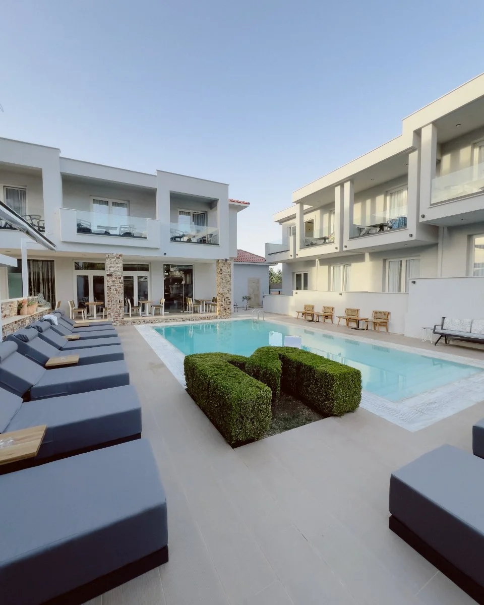 There&rsquo;s something magical about mornings here. The soft light through the curtains, the stillness of the island before it wakes, and the gentle comfort of your room. At Hotel Metsikas Residence, every day begins with beauty, calm, and a sense o