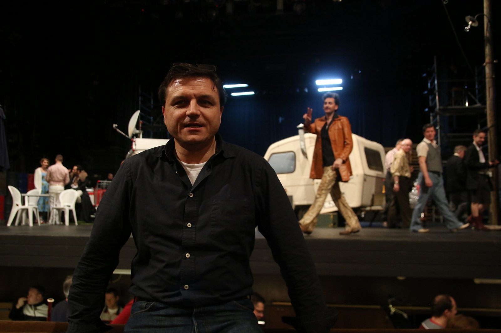 Rehearsal: Lary Zappia, Bojan Fuštar and Ensemble
