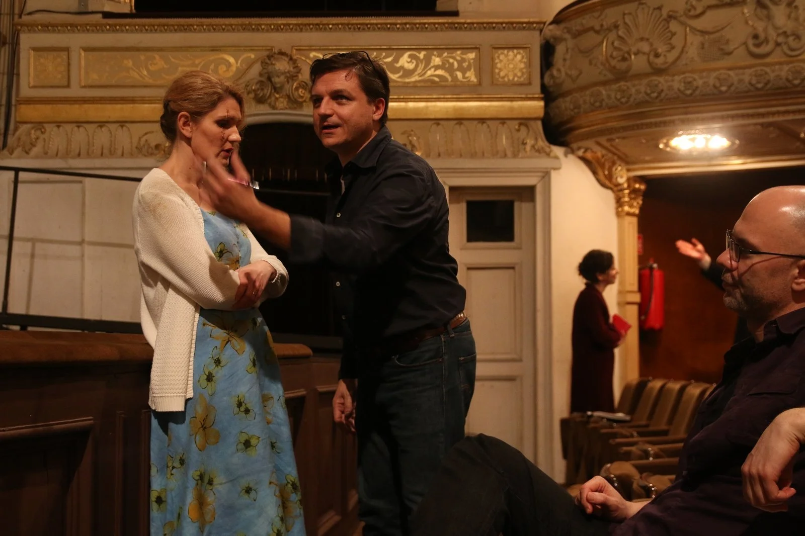 Rehearsal: Vanja Zelčić, Lary Zappia and Marin Blažević