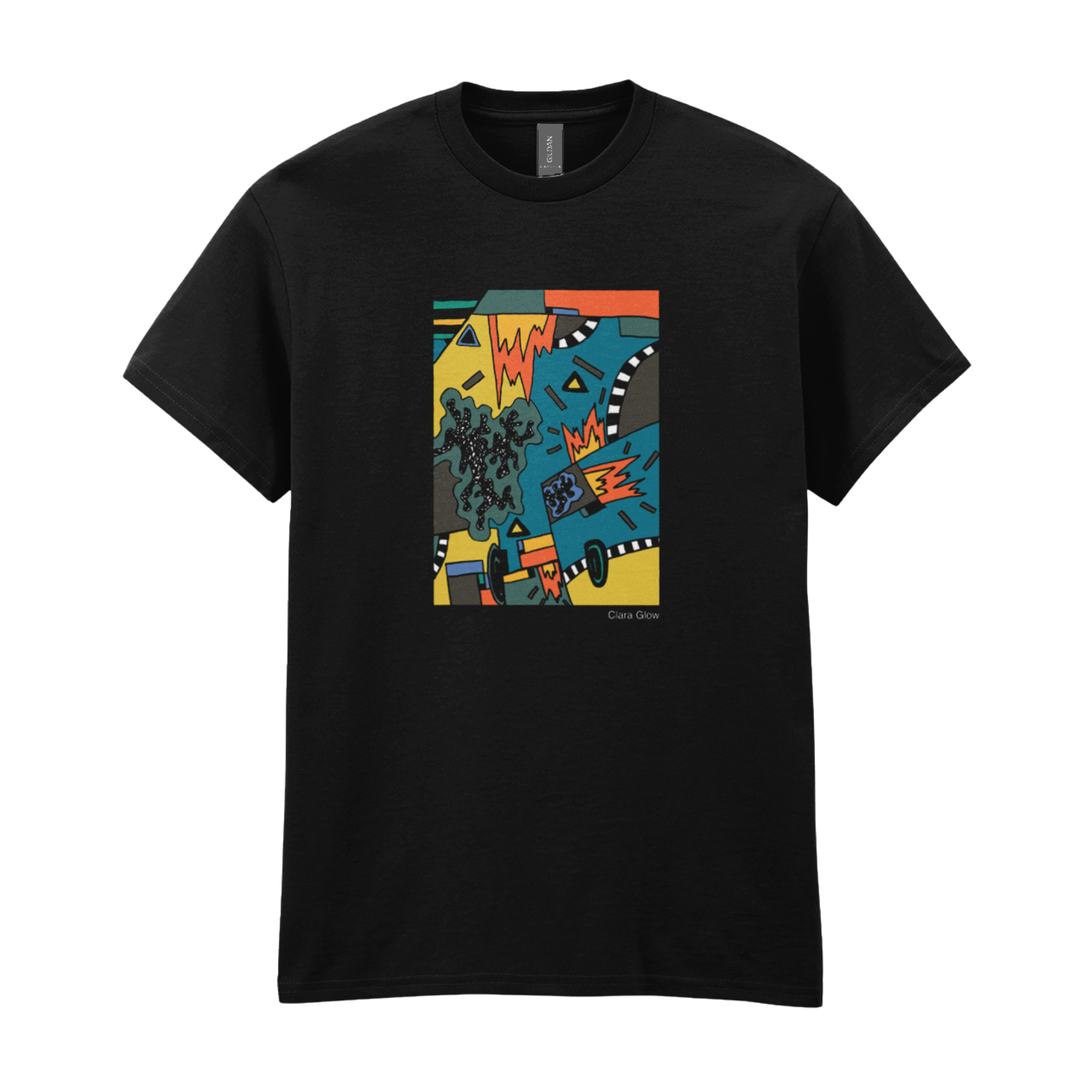 'Bright' Black Tee
