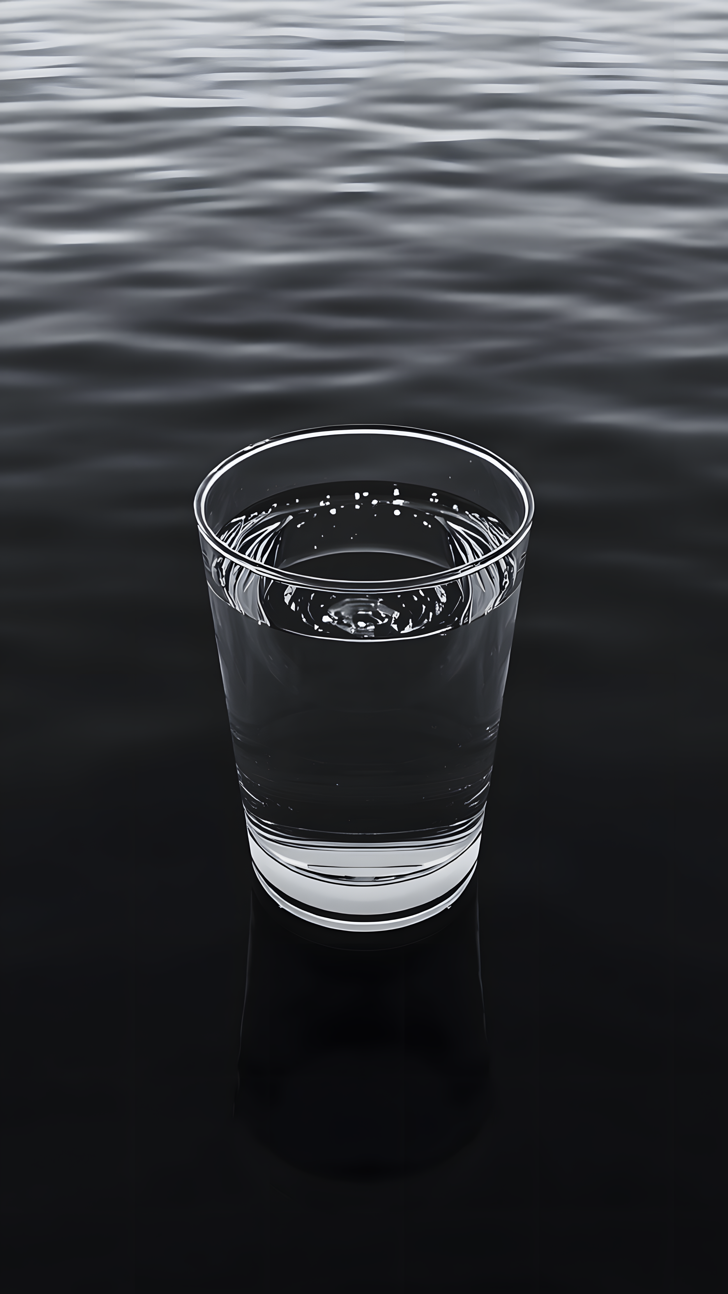 The cover for The Ocean and the Glass as book by Gene Bowman