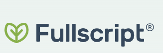 Fullscript logo with a green leaf icon and the word 'Fullscript'