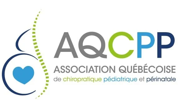 Logo de l'Association Québécoise de chiropratique pédiatrique et périnatale.