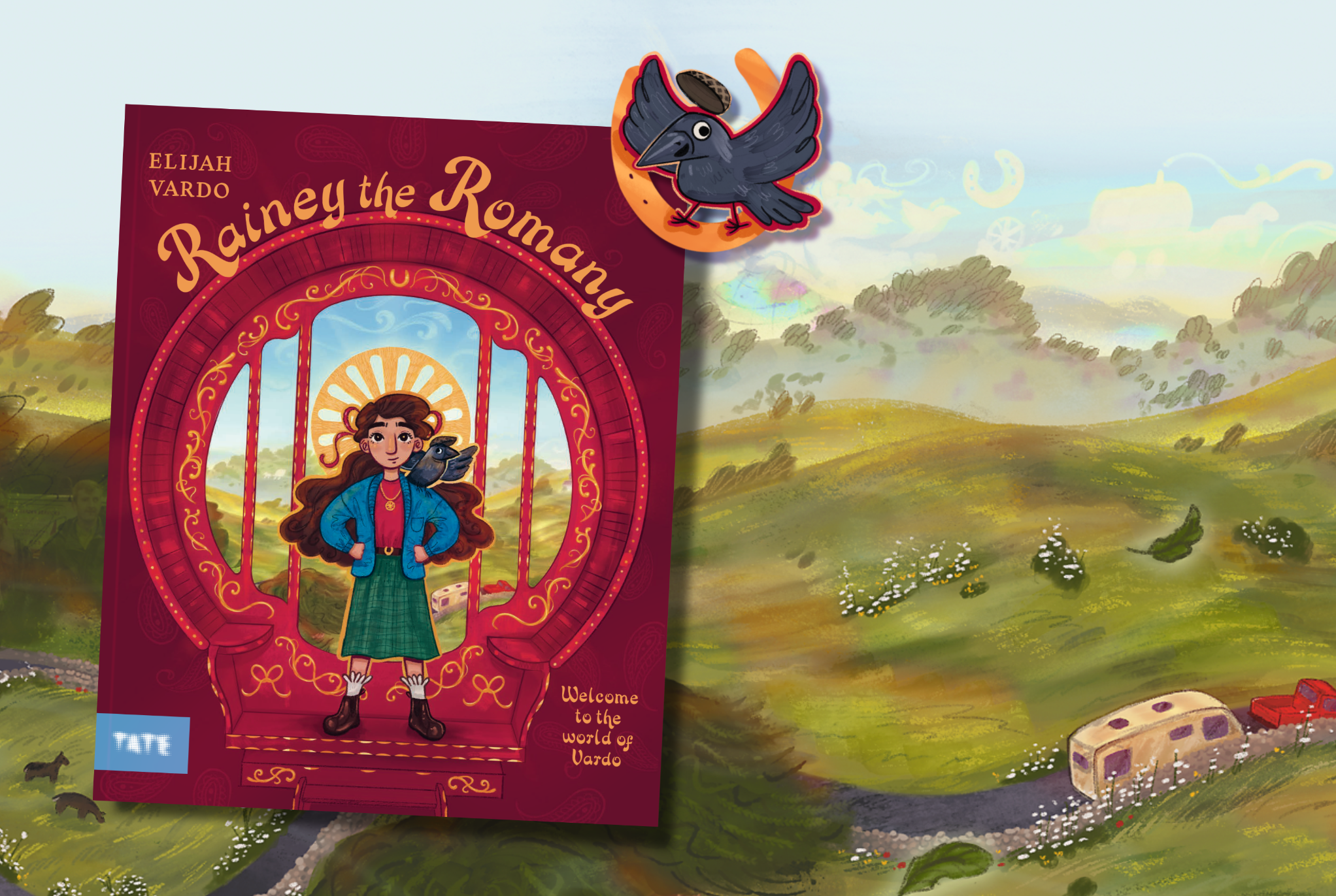 Book cover for 'Rainey the Romany' by Elijah Vardo.