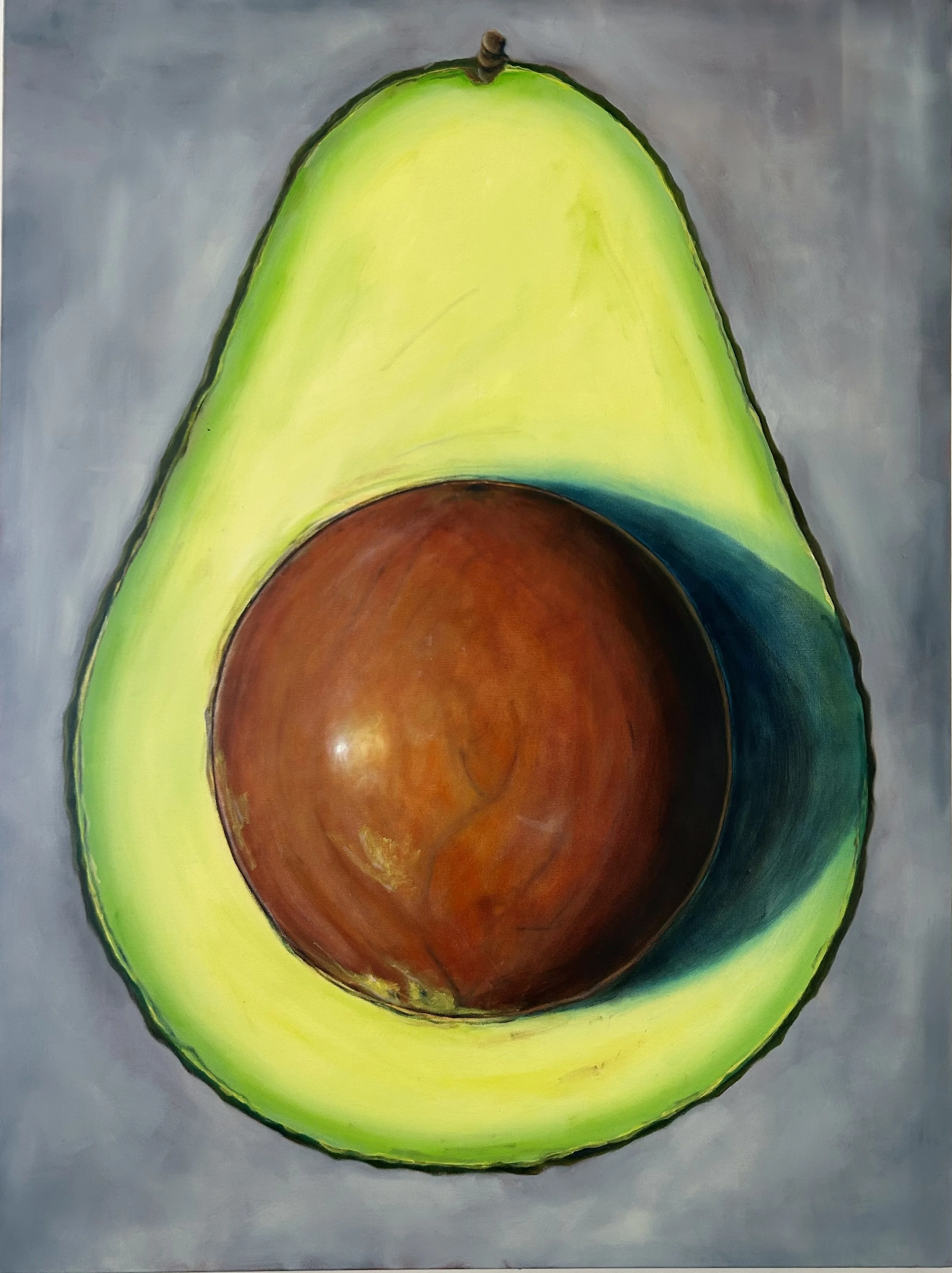 Avocado #8, 2024
Oil on Canvas, 48" x 36
