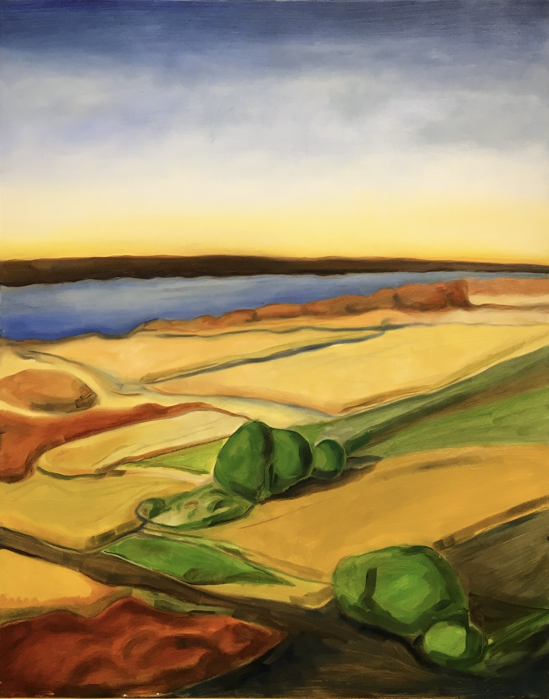 Seneca Lake View, 2016
Oil on Canvas, 20" x 16"