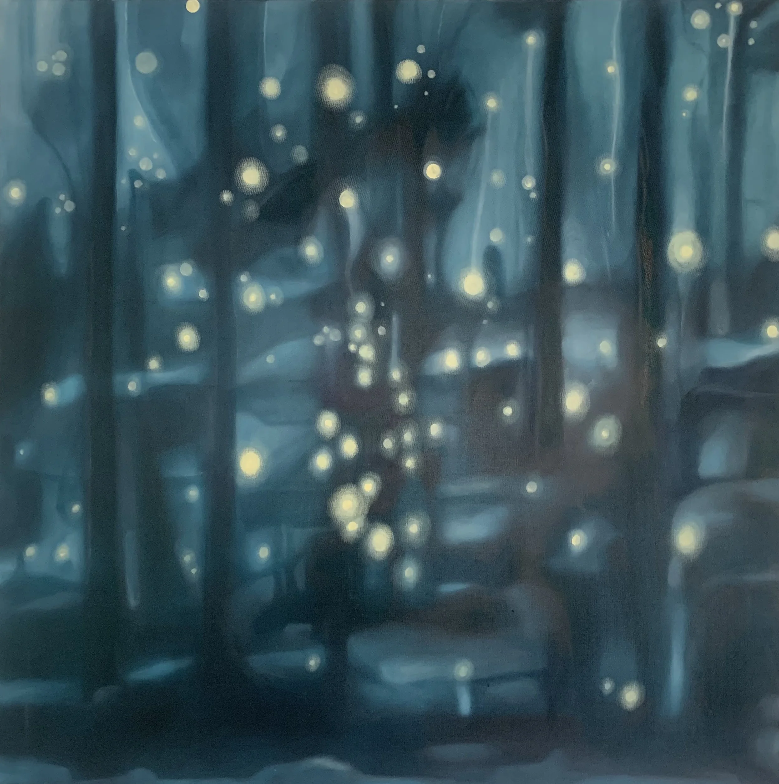 Fireflies #1, 2016
Oil on Canvas, 36" x 36"