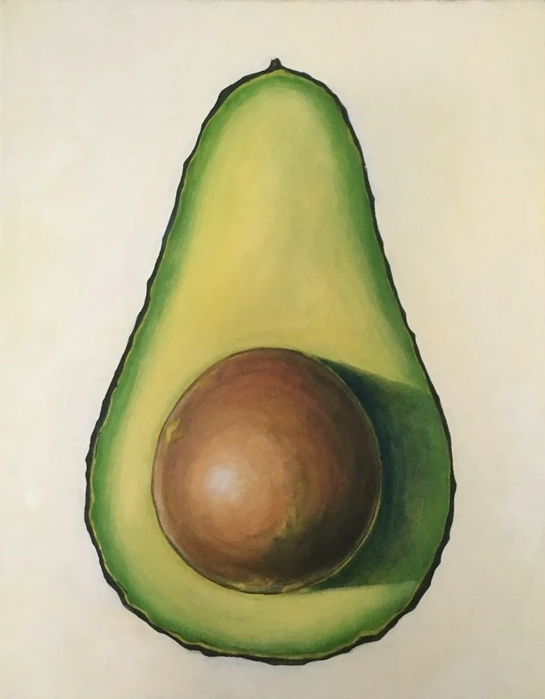 Avocado #3, 2016
Oil on Canvas, 20" x 16"