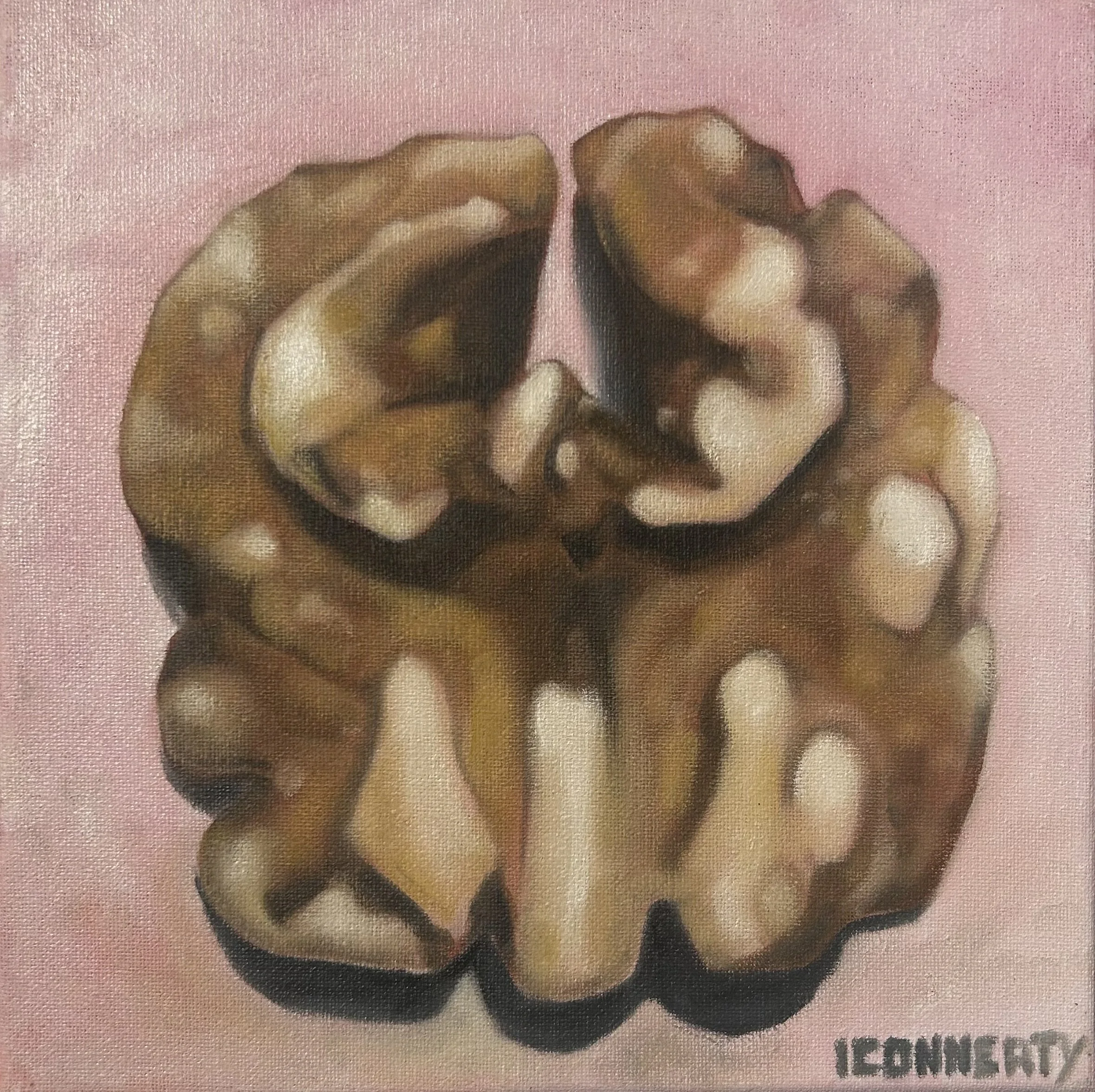 Walnut Study #1, 2024
Oil on Canvas, 12" x 12"