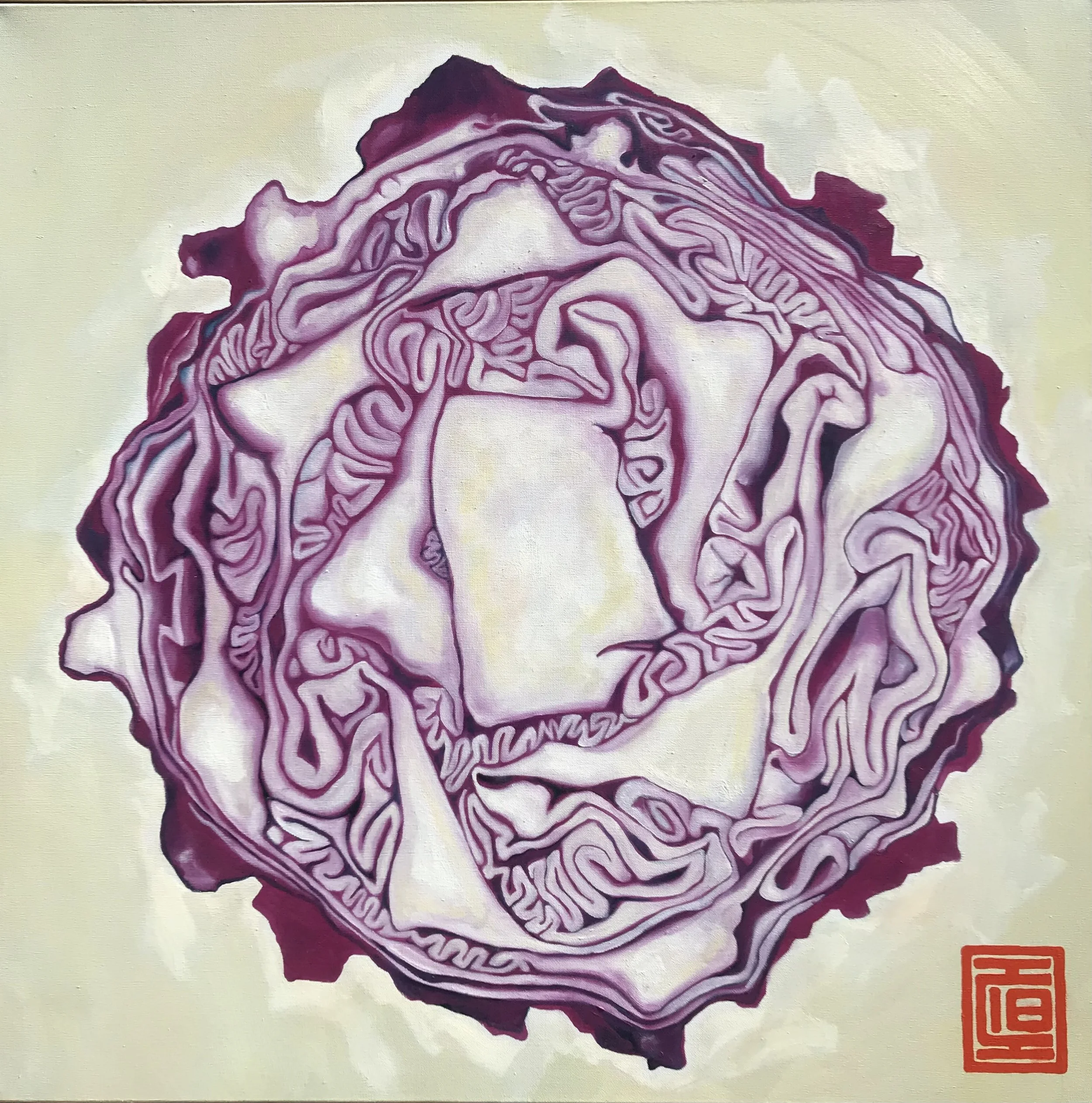 Red Cabbage #1, 2018
Oil on Canvas, 36" x 36"