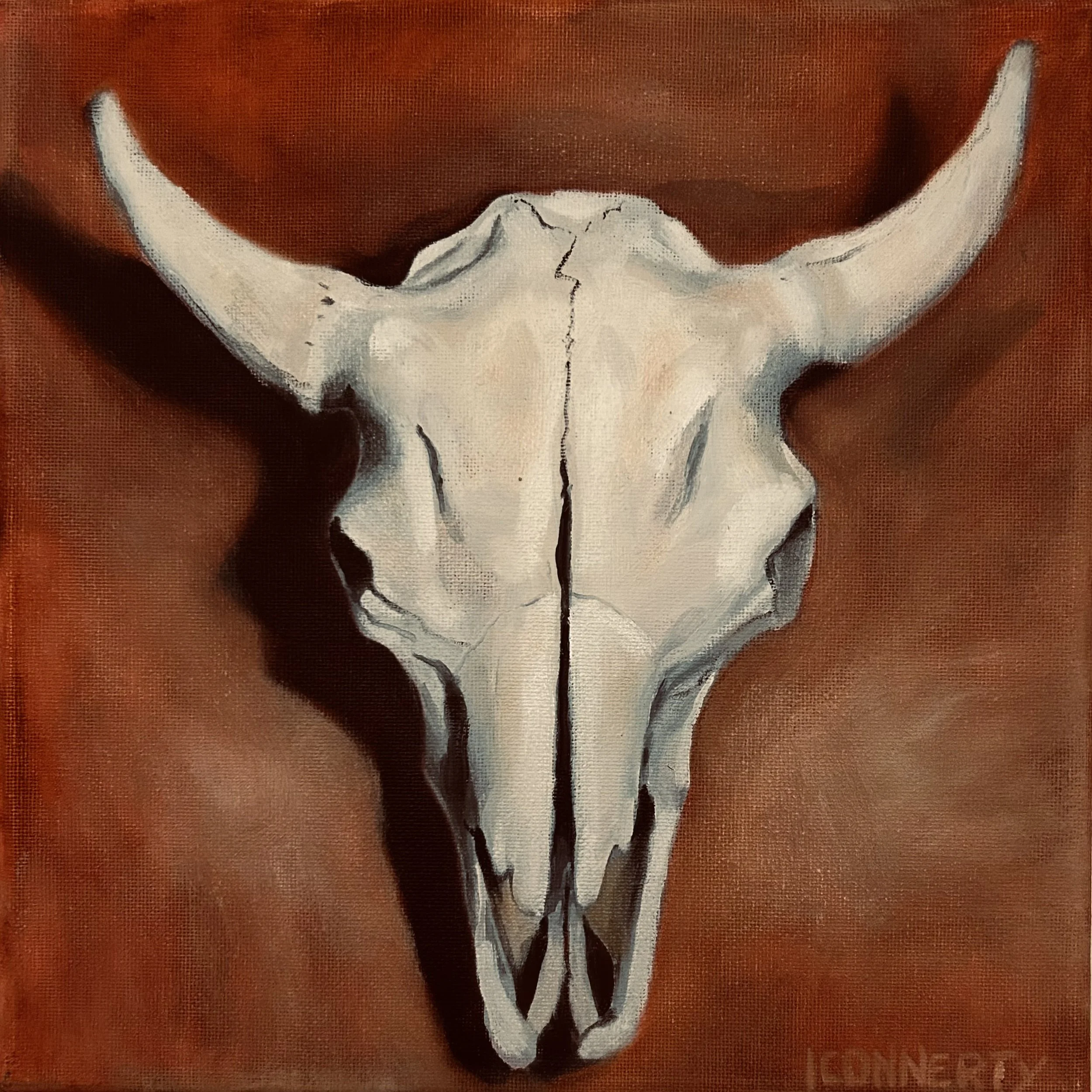 Buffalo Skull Study, 2023
Oil on Canvas, 12" x 12"