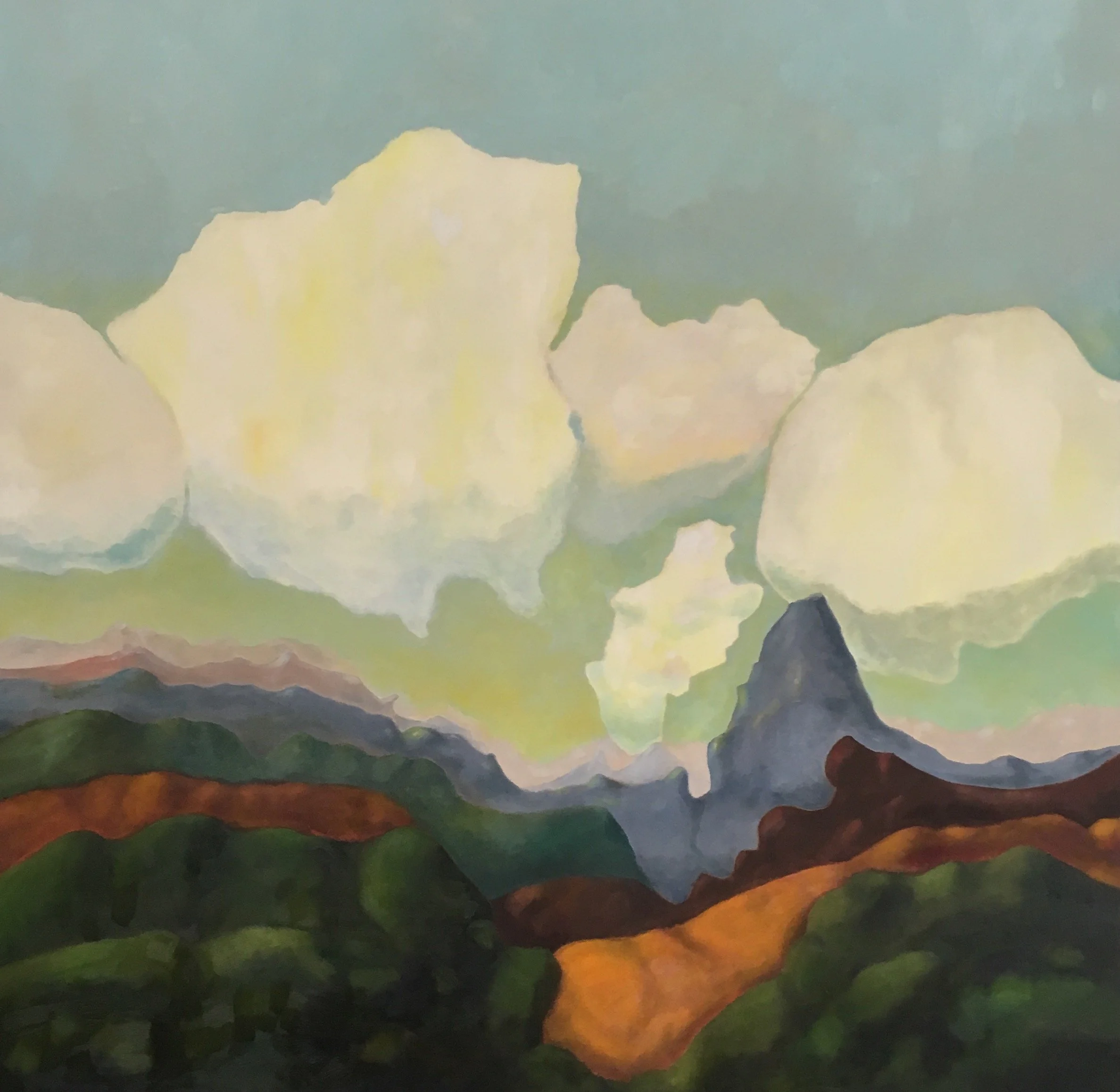 Katherine Hills, 2016
Oil on Panel, 48" x 48"