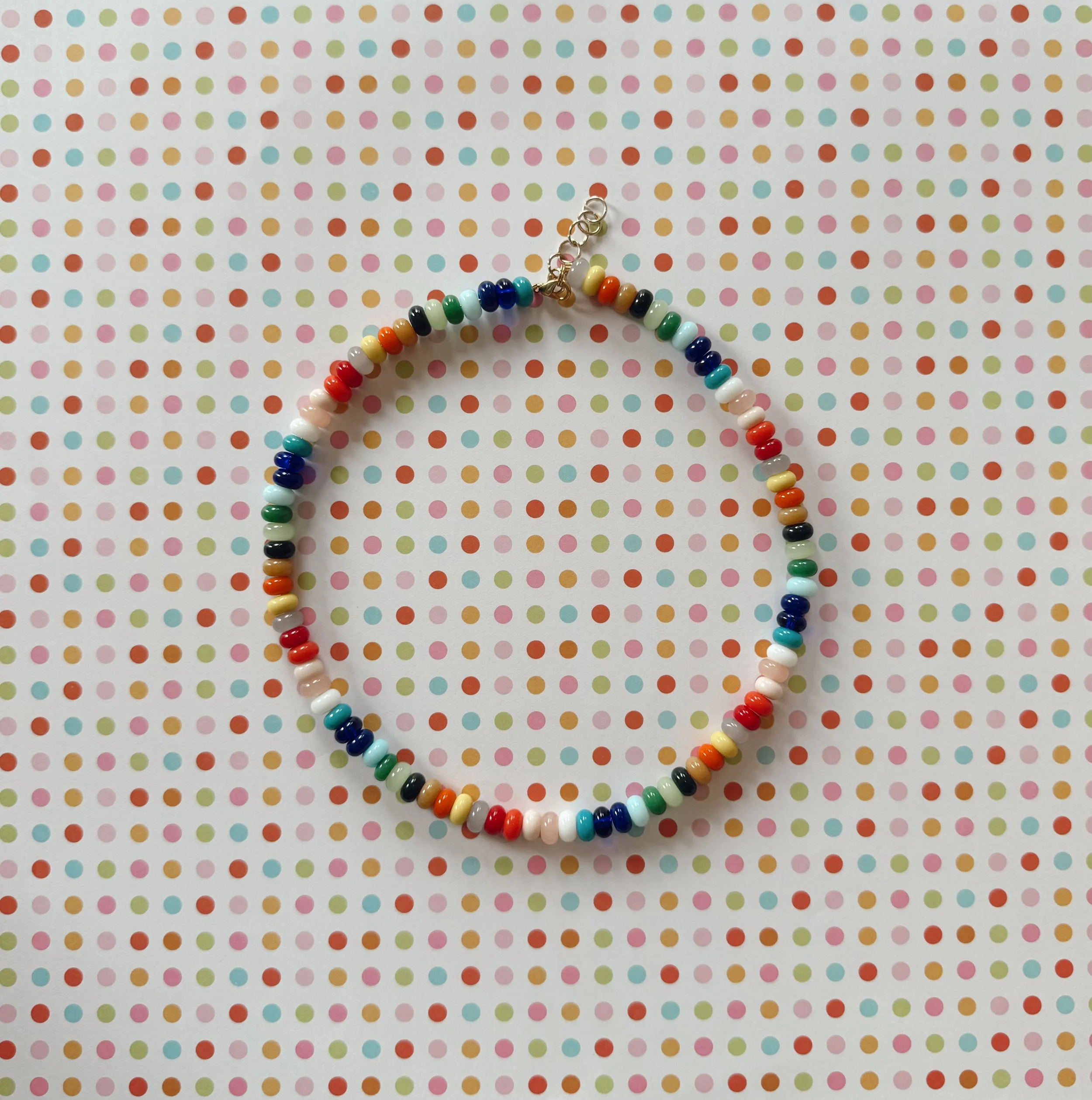 Rainbow Dream Beaded Necklace