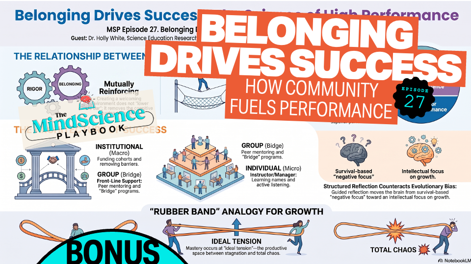 BONUS EPISODE 27: Belonging Drives Success: How Community Fuels Performance - Dr. Holly White