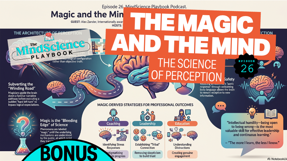 BONUS EPISODE 26: Magic and the Mind: The Science of Perception - Alex Zander