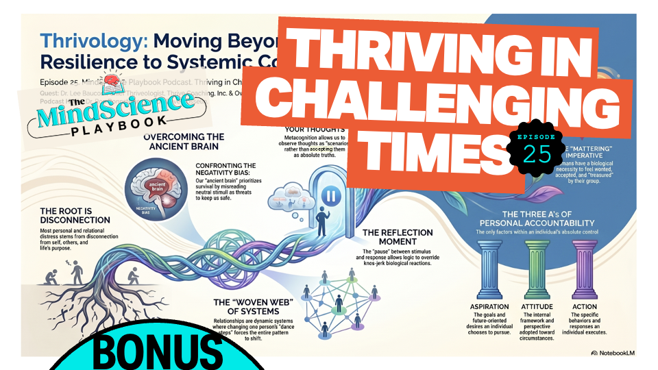 BONUS EPISODE 25: Thriving in Challenging Times - Dr. Lee Baucom