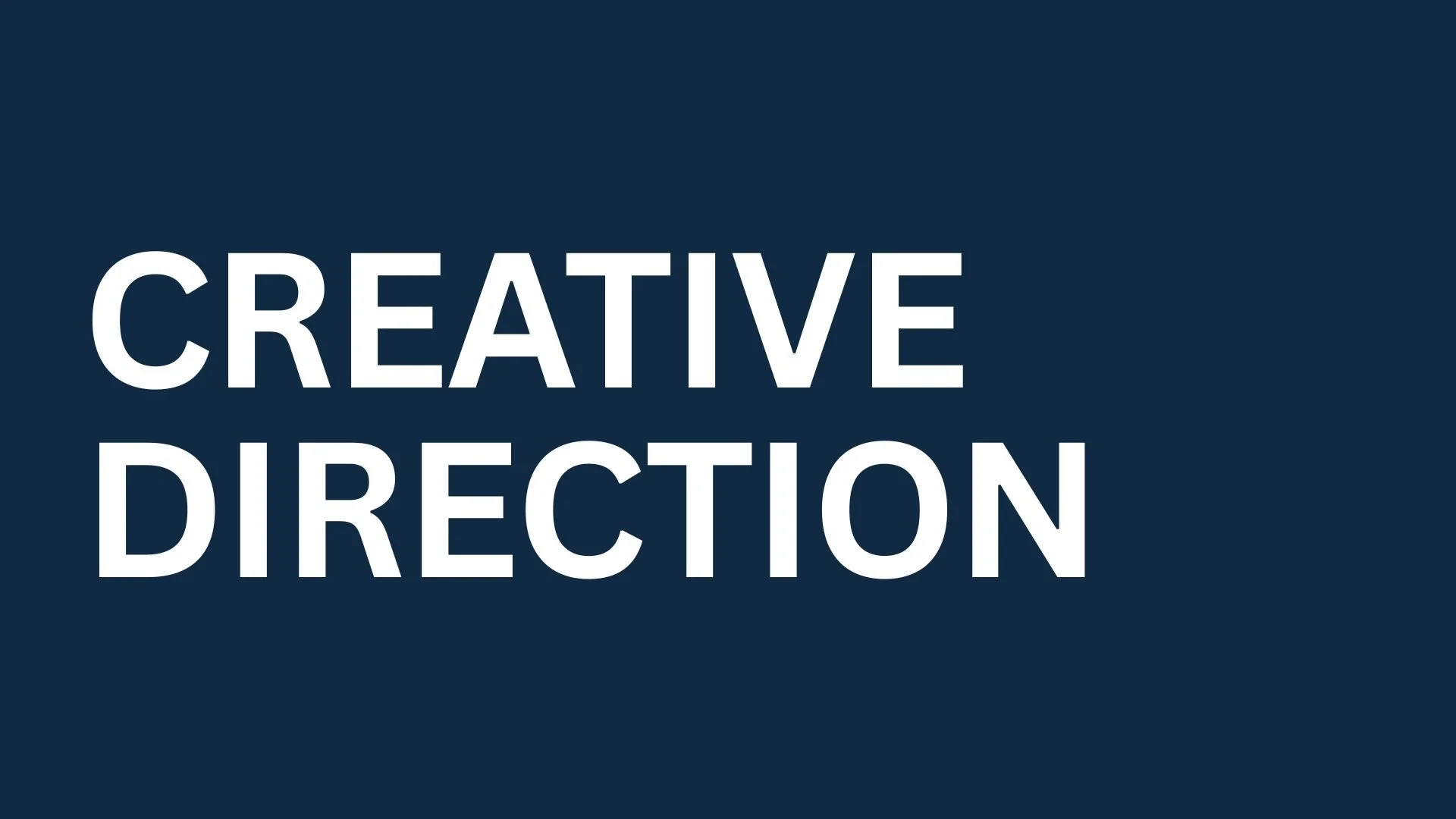Creative Direction