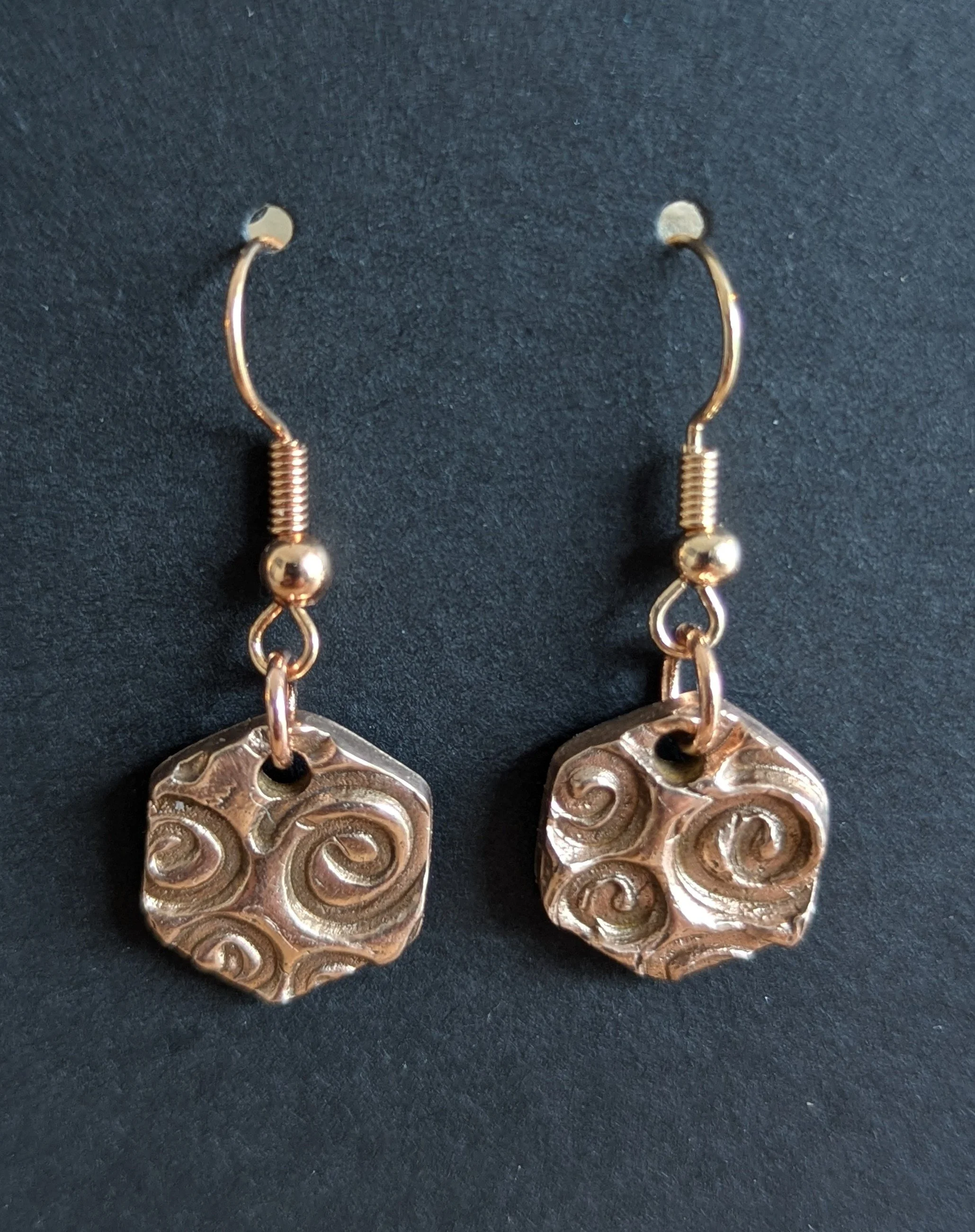 Ancient Mark Bronze Earrings
