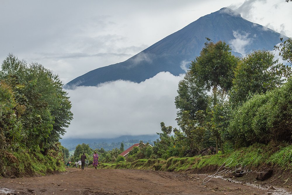 "Living by the foot of the Virunga mountains", Kisoro, Uganda