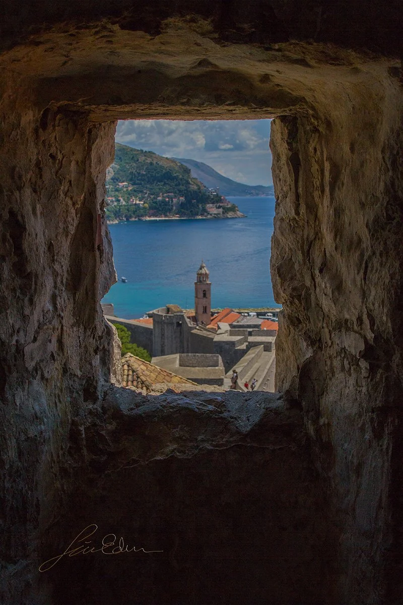 "Through the window", Dubrovnik, Croatia