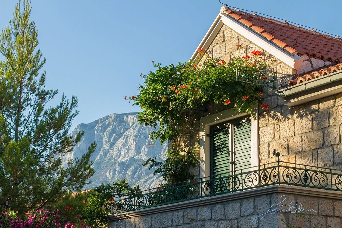 Living beneath the Biokovo mountains, Makarska, Croatia
