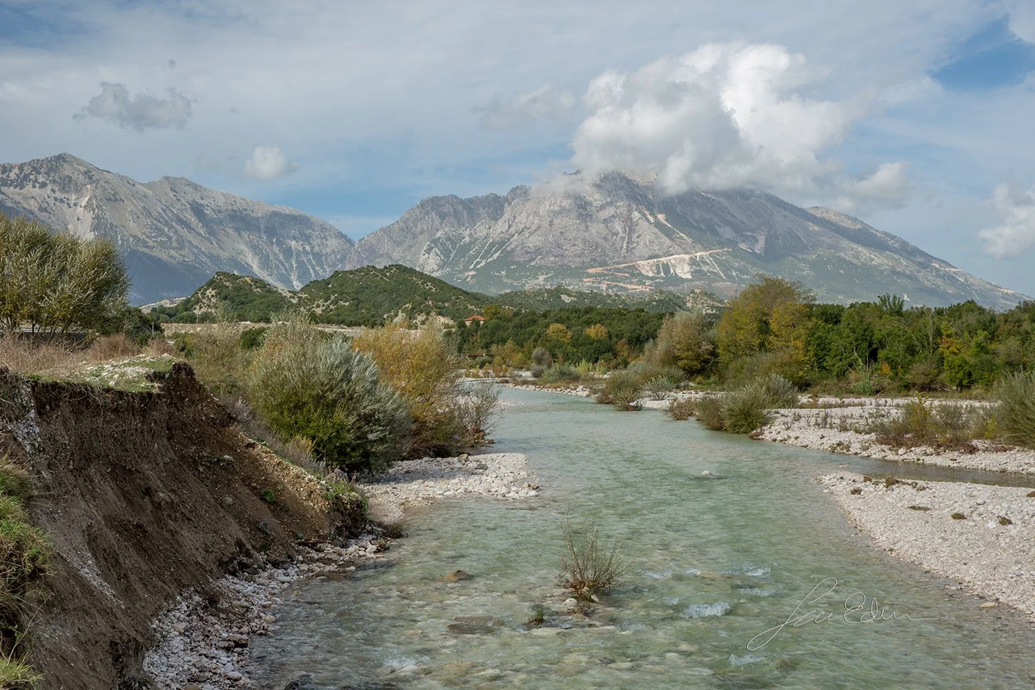 The mountains of southern Albania