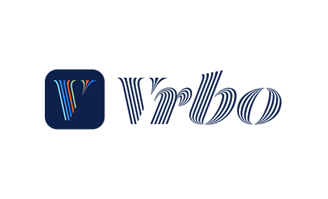 Wrbo logo with stylized blue and orange design on a black background.