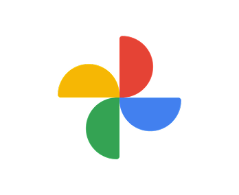 Google logo with four colorful segments in red, blue, green, and yellow against a black background.