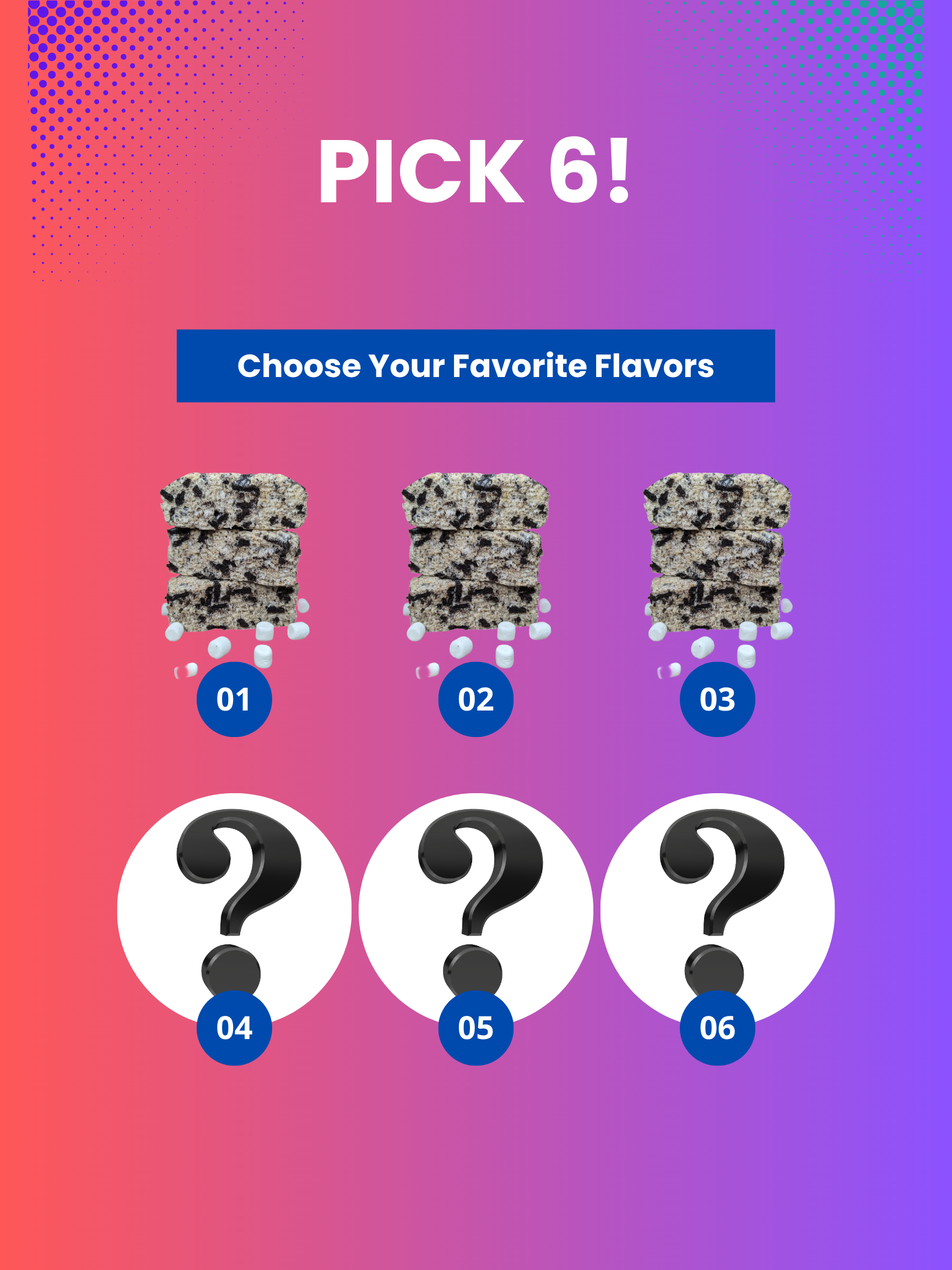 Sweet 6 - Rice Krispie Pack