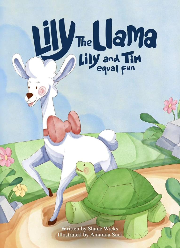 Cover of Lily The Llama: Lily & Tim Equal Fun children’s book by Shane Wicks