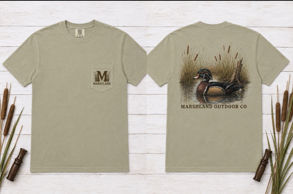 MARSHLAND WOODIE POCKET TEE