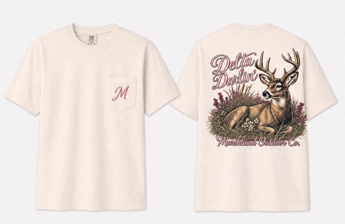 DELTA DARLIN DEER SCENE T-SHIRT