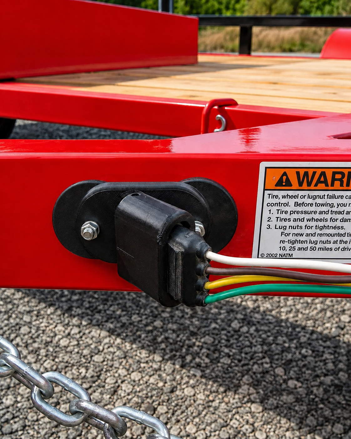 Magnetic 4-Pin Trailer Wiring Harness Holder