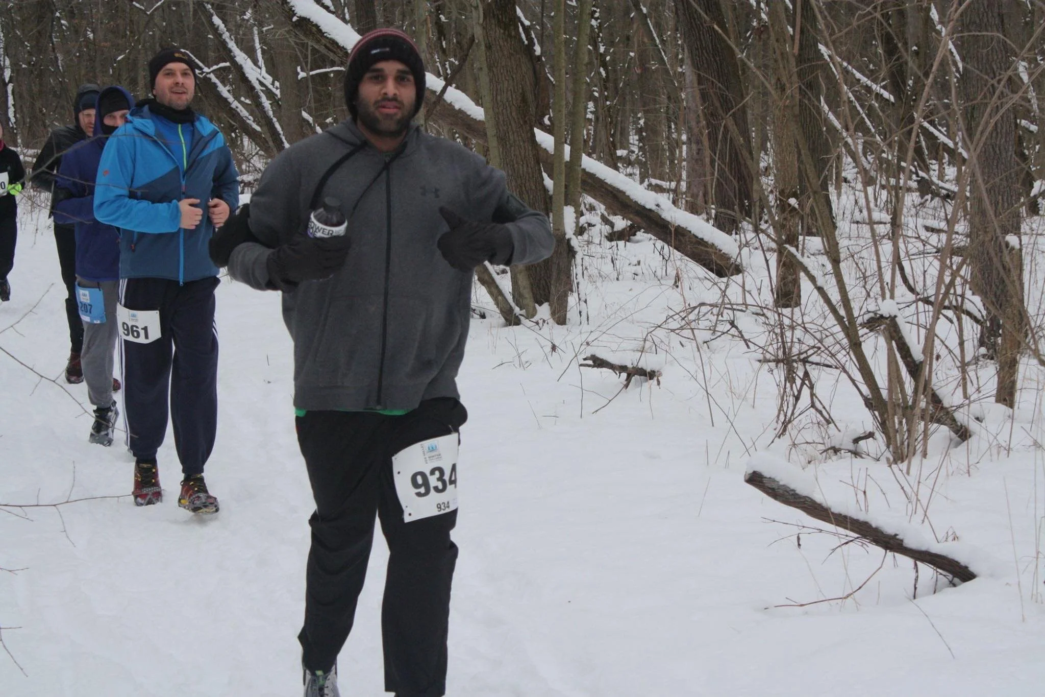 Trail before the race