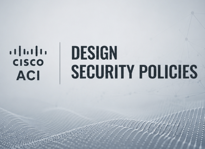 A Practical Framework for Cisco ACI Security Policy Design. 
