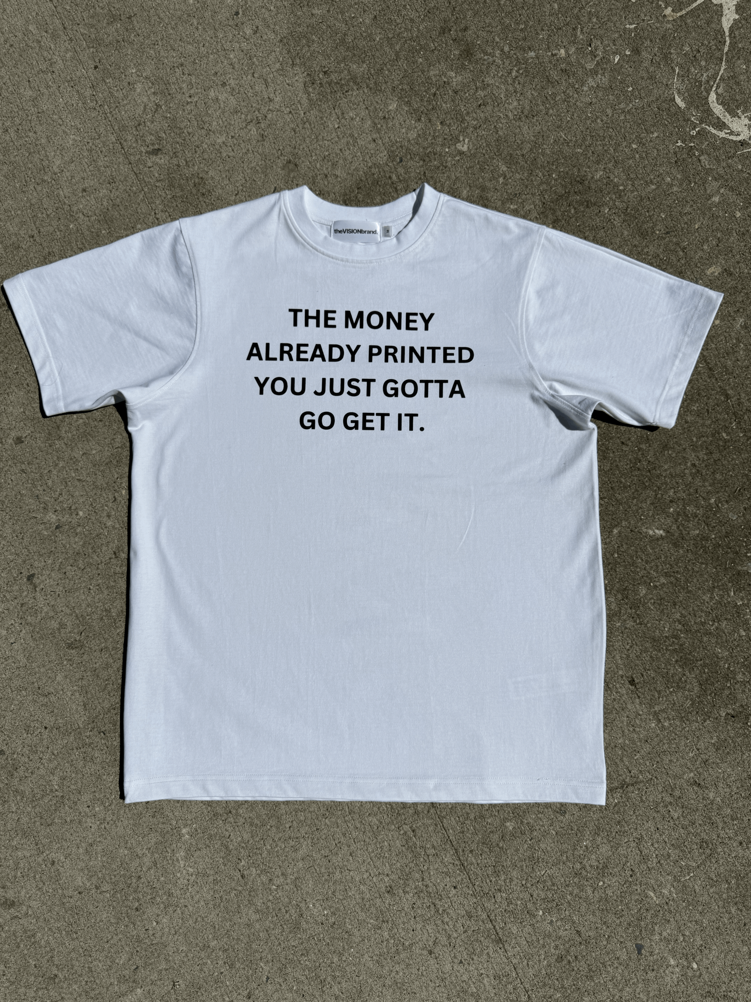 Hustle Tee White