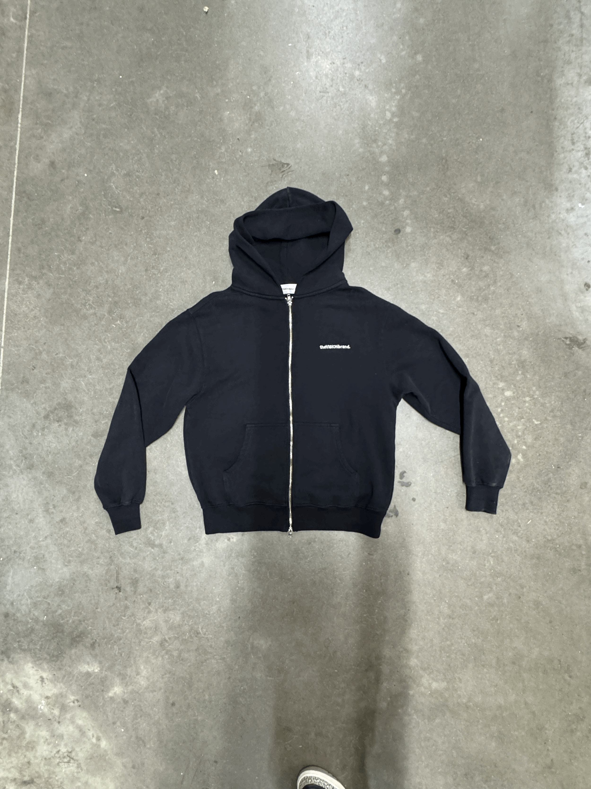 Classic Black Zip-Up Hoodie