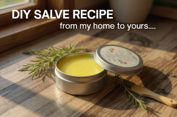 Simple Calendula &amp; Lavender Herbal Salve
