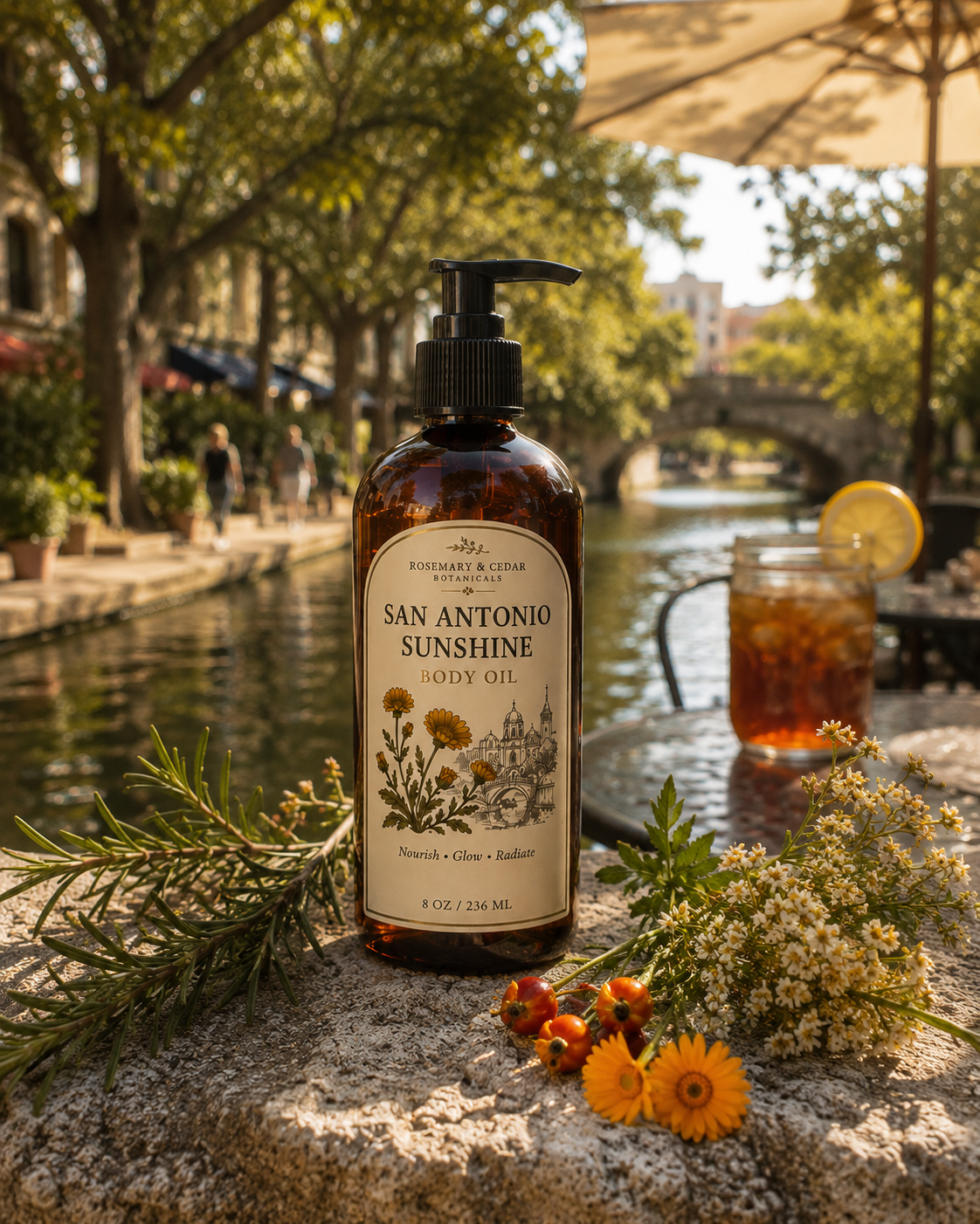 San Antonio Sunshine Body Oil