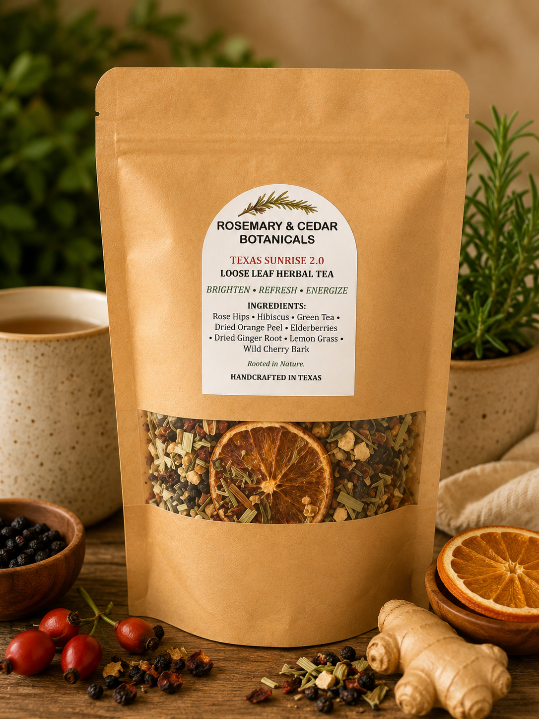Texas Sunrise 2.0 – Energizing Herbal Tea Blend