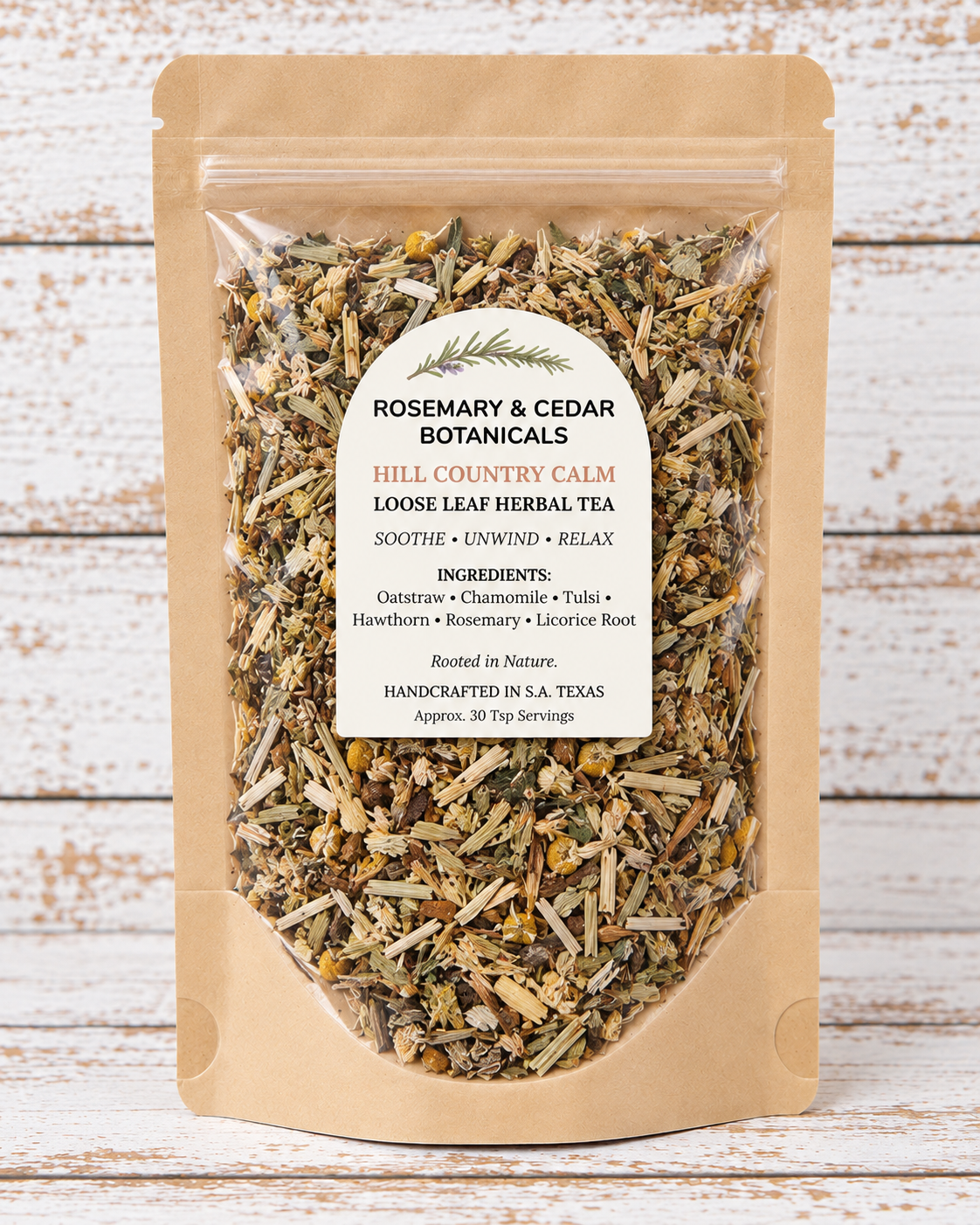 Hill Country Calm Botanical Tea Blend