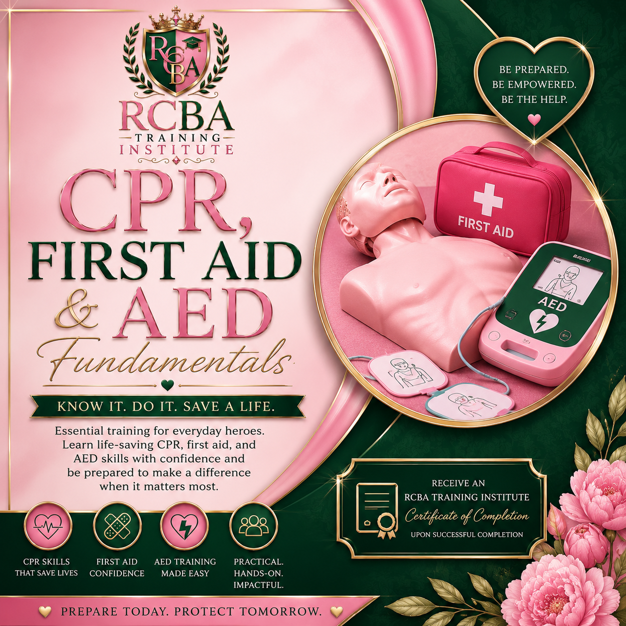 RCBA CPR, First Aid & AED Fundamentals